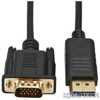 Gizzu 1080P DisplayPort to VGA Cable 1.8m Poly