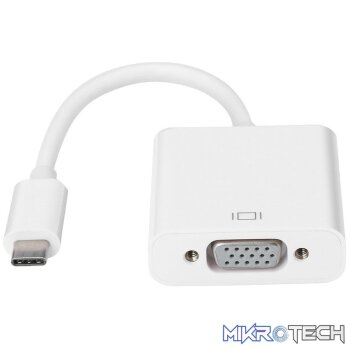 Gizzu 1080P Type-C to VGA Adapter Poly