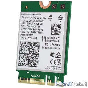 Intel AX210 M.2 Wifi Card Module