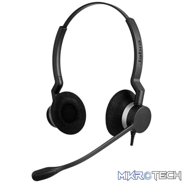 J-BIZ-2300 Jabra Stereo Wired QD Headset - Image 1
