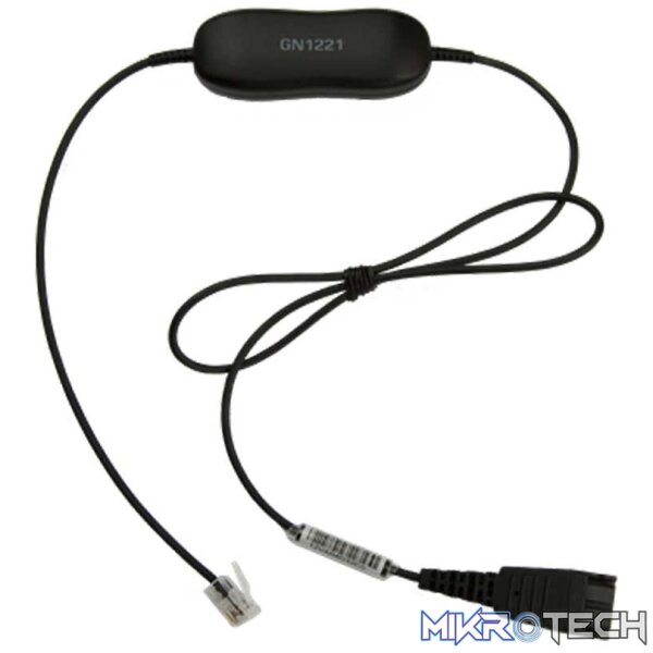 J-QD-RJ9 Jabra Quick Disconnect Cord - Image 1