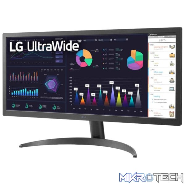LG 26" IPS Panel Ultra-wide Monitor - 75Hz - Image 2