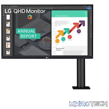 LG 27" IPS Panel QHD Monitor - 75Hz