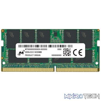 Micron MTA18ASF4G72HZ-3G2R 32GB 3200MHz DDR4 ECC SODIMM Memory