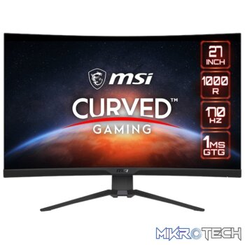 MSI MAG275CQRF-QD 27″ VA Curved Gaming Monitor (1000R