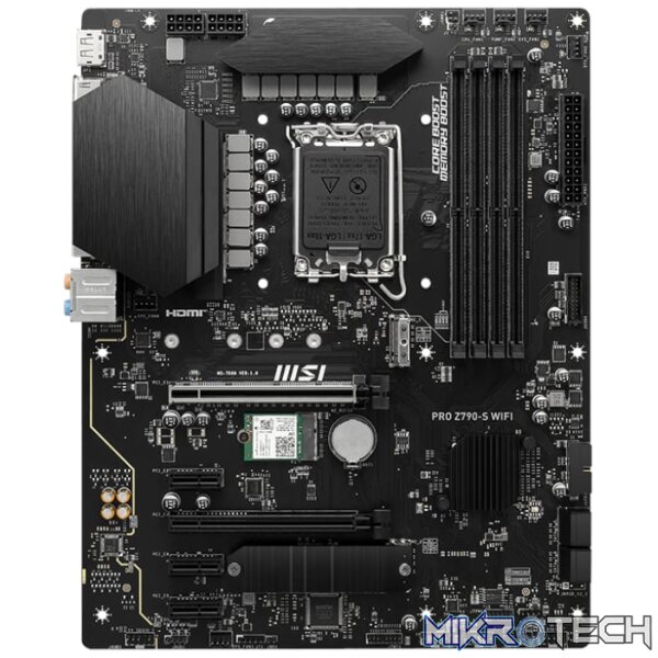 MSI PRO Z790-S WIFI DDR5 LGA1700 ATX Gaming Motherboard - Image 4