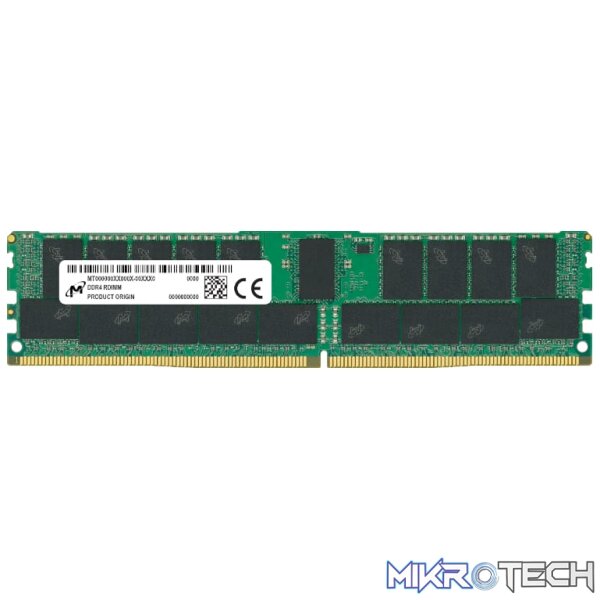 Micron MTA18ASF2G72PZ-3G2E2R 16GB 3200MHz Single Rank DDR4 RDIMM Memory Micron MTA18ASF2G72PZ-3G2E2R 16GB 3200MHz Single Rank DDR4 RDIMM Memory