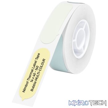 NIIMBOT D11/D110/D101/H1S Thermal Label 14x40mm - 160 Labels Per Roll - Bubble B