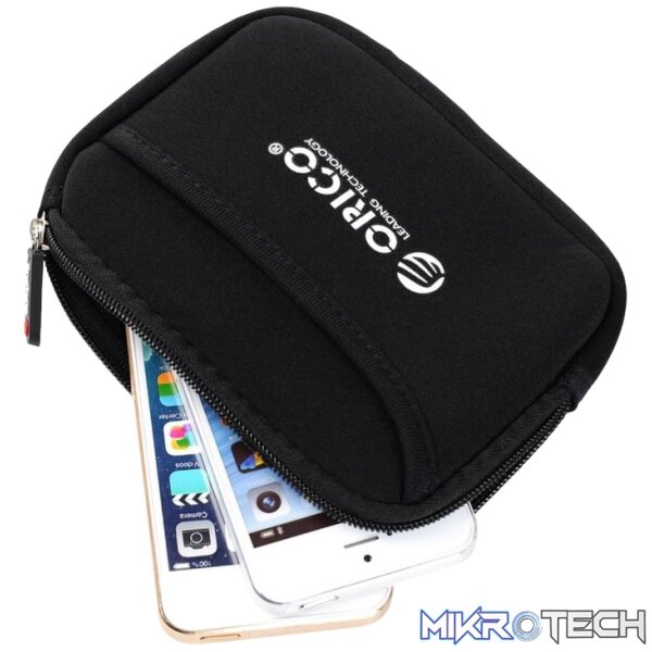 ORICO 2.5" Neoprene Portable HDD Protector Case - Black - Image 3