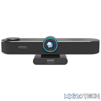 Port Connect All-in-one Conference Cam regroups camera + microphone + speaker 4k@30Hz