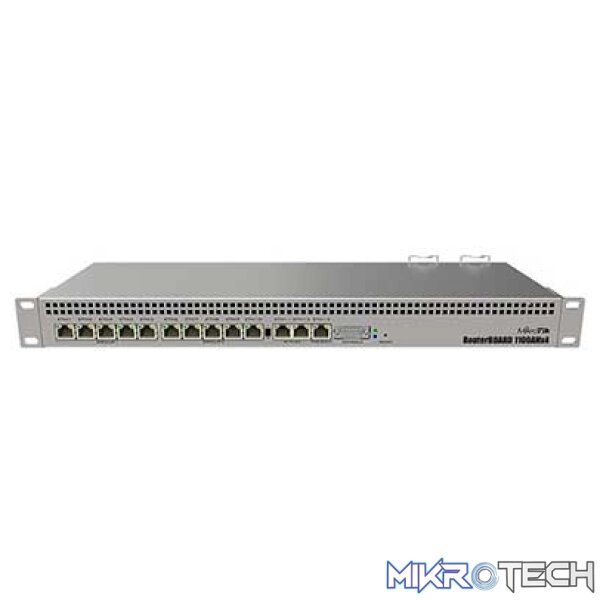 RB1100AHX4-MikroTik-Rack-Mount-Gigabit-Router-Front MikroTik Rack Mount Gigabit Router - Image 1