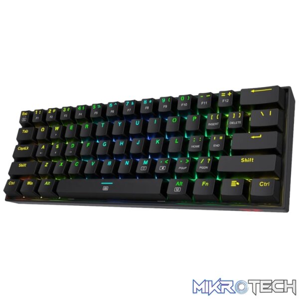 REDRAGON DRAGONBORN Wired Mechanical Keyboard RGB 67Key Design - Black - Image 2