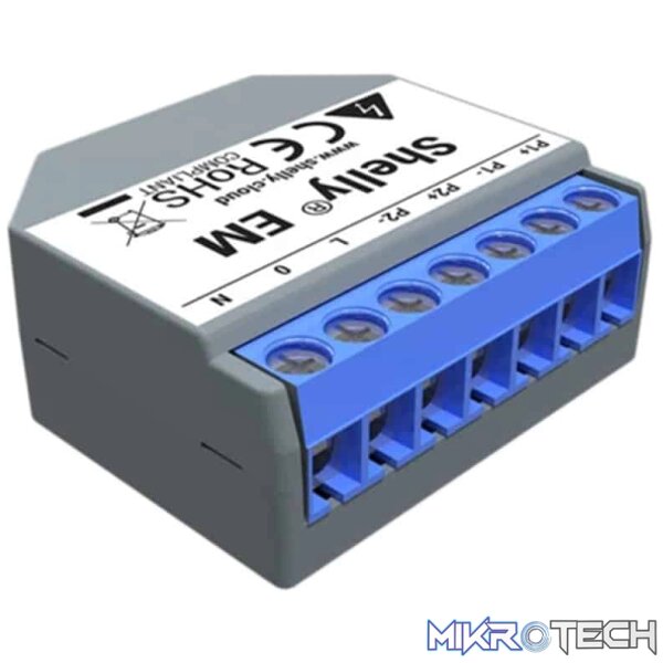 Shelly-EM-12 Shelly EM (Electricity Monitor) Relay - Image 1