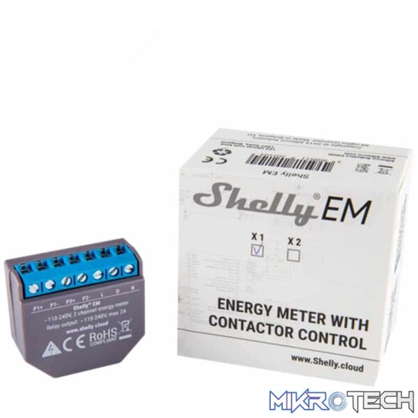 Shelly EM (Electricity Monitor) Relay - Image 3