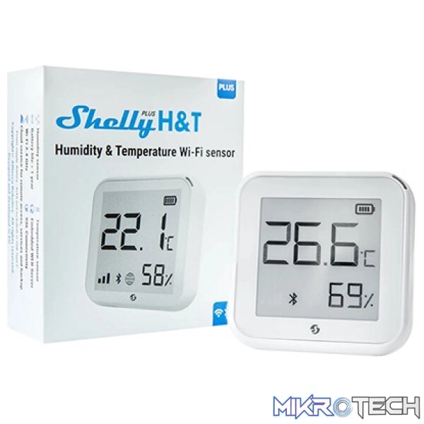 Shelly Plus Wi-Fi humidity & temperature  sensor with long lasting battery - Image 3