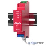 Shelly Smart Wi-Fi Relay with Power Monitoring, 1 channel, 16A, DIN rail