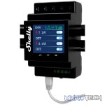 Shelly Smart Wi-Fi Relay with Power Monitoring, 4 channel, 16A, DIN rail
