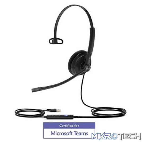 Yealink-UH34-Lite-Mono-23 Yealink On-Ear USB Mono Headset - Image 1