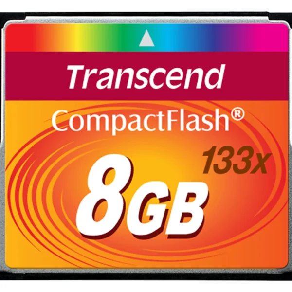 Transcend Ultra Performance Compact Flash Card 8GB - 133x Speed