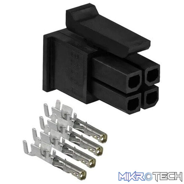 12549 Teltonika 4-PIN plug with contact terminals - Image 1