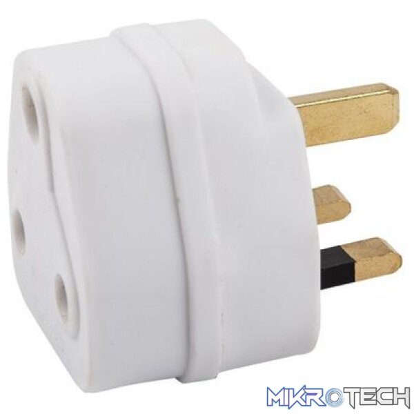 12623 Acconet UK plug to SA Socket Adapter Plug - Image 1