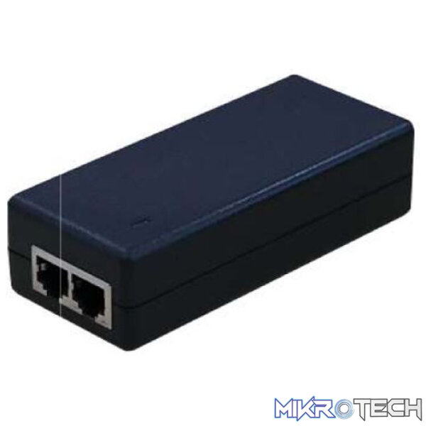 12629 Gigabit Power over Ethernet (PoE) Injector. 24V, 1A, Passive, 25 Watt Max. - Image 1