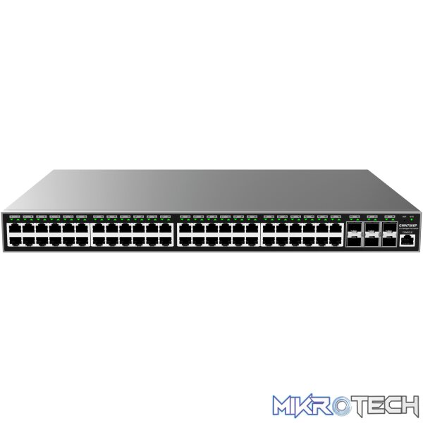 12811 Grandstream GWN7806P Enterprise L2 48 port Managed GbE PoE+ Switch - 400W - Image 1