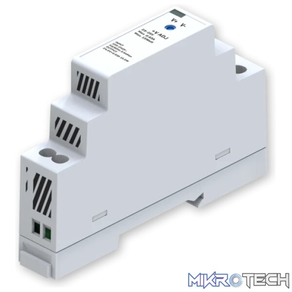 13052 Teltonika Din Rail Supply, 15W, Input Voltage 90-264 VoltsAC, Output Voltage 24 VoltsDC, 35 mm DIN-R - Image 1