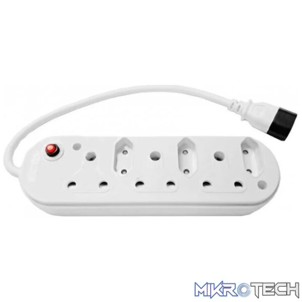 13097 Acconet 6 Way Multiplug with 3x 16A SA and 3x 5A 2 Pin Sockets - Image 1