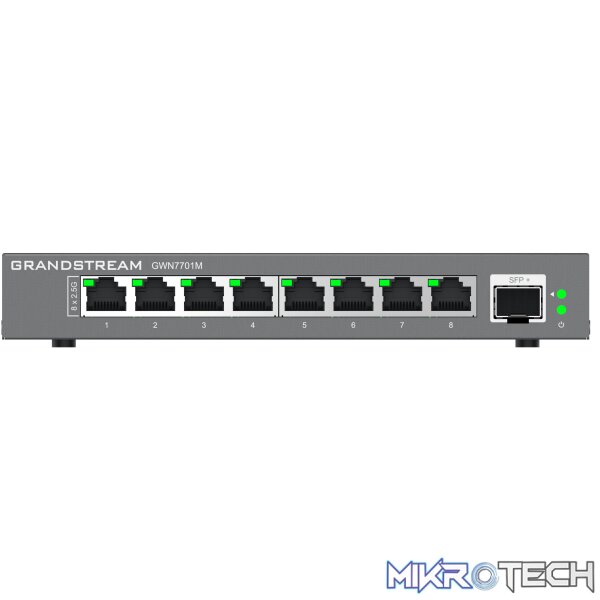 13306 Grandstream Enterprise 8 port Unmanaged 2.5G Switch - Image 1