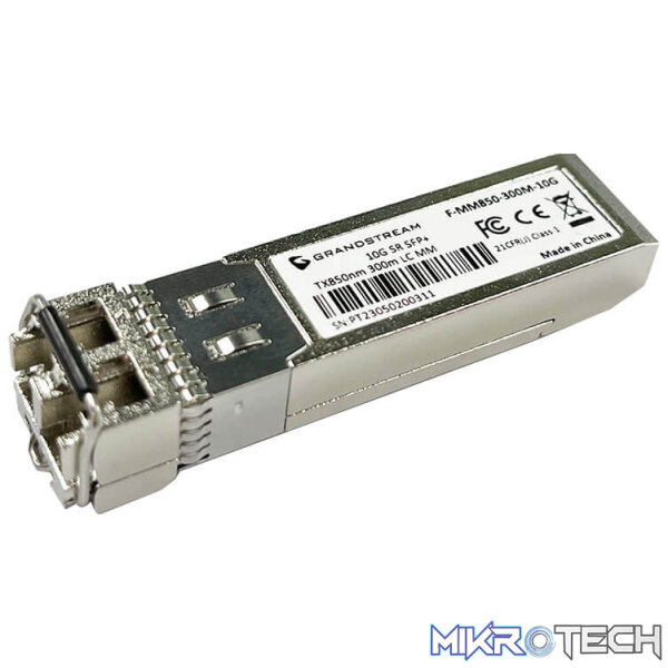 13600 Grandstream GWN - Multi-Mode SFP+, 850nm Wave-Length, 300-Meter, 10Gbps - Image 1