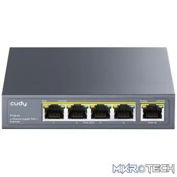 Cudy 4 Port Gigabit PoE 1x PoE Input 60W Switch | POE40