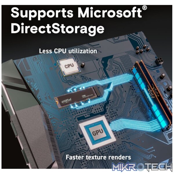 Crucial T500 1TB M.2 NVMe Gen4 NAND SSD - Image 7
