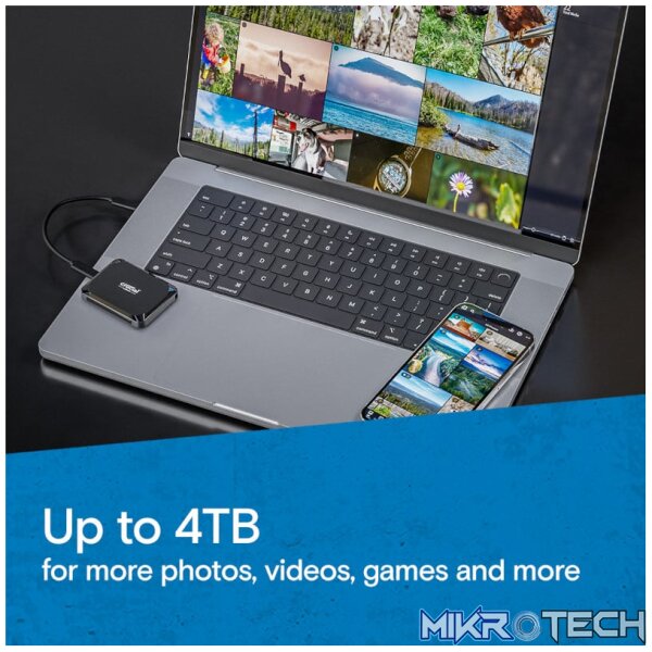 Crucial X9 4TB Type-C Portable SSD - Image 5