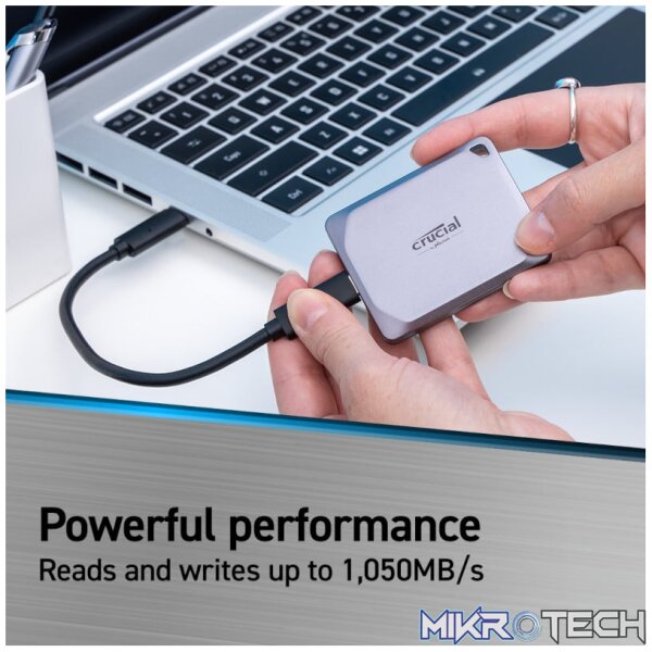 Crucial X9 Pro 1TB Type-C Portable SSD - Image 4