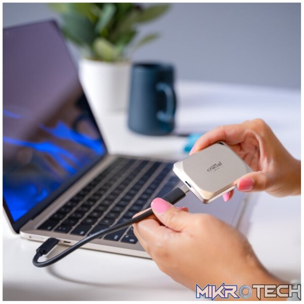 Crucial X9 Pro for Mac 1TB Type-C Portable SSD - Image 2