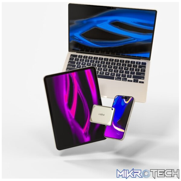Crucial X9 Pro for Mac 1TB Type-C Portable SSD - Image 3