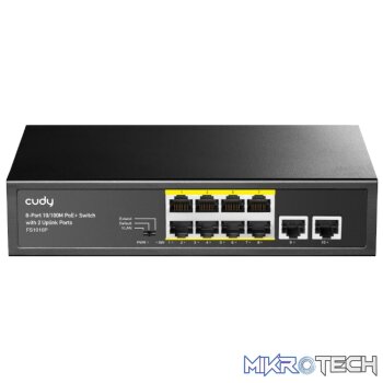 Cudy 10-Port Unmanaged PoE+ Switch