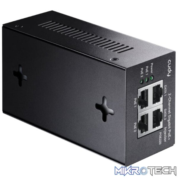Cudy 2-Channel 30W Gigabit PoE+ Injector - Image 4