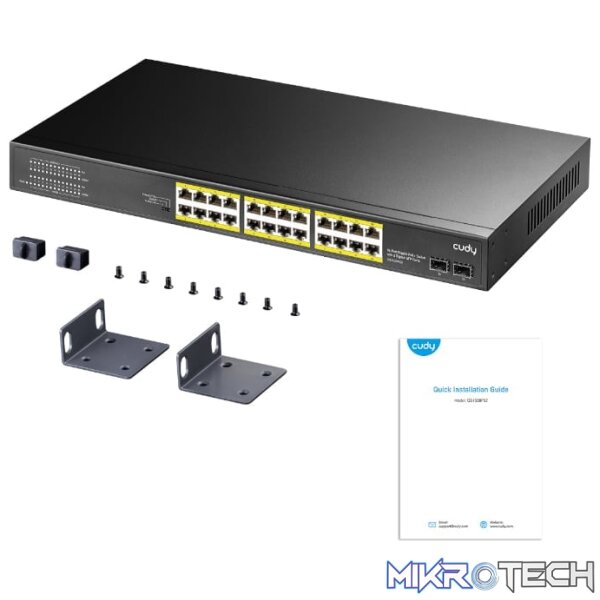 Cudy 24-Port Gigabit PoE+ Unmanaged Switch - Image 4