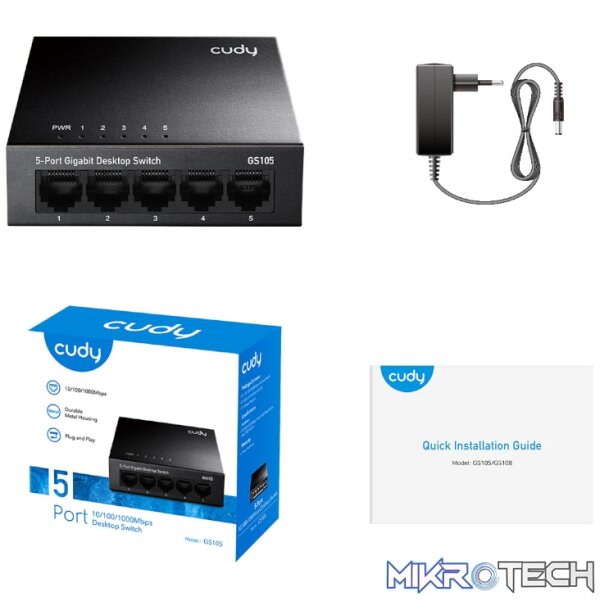 Cudy 5-Port Gigabit Metal Switch - Image 3