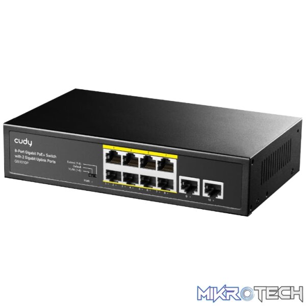 Cudy 8-Port Gigabit PoE+ Unmanaged Switch - Image 2
