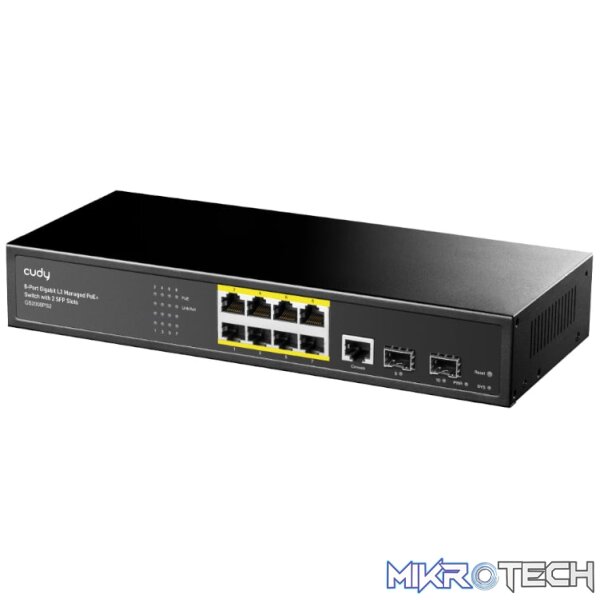 Cudy 8 Port Layer 2 Managed Gigabit PoE Switch - Image 2