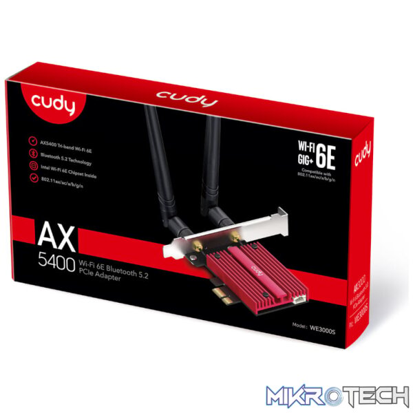 Cudy AX5400 WiFi 6E PCI Express Adapter - Image 2