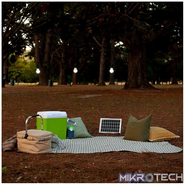 GIZZU 10W Solar Panel Lighting Kit - Image 5