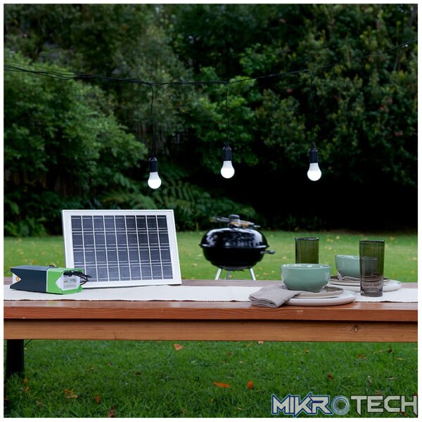 GIZZU 10W Solar Panel Lighting Kit - Image 6