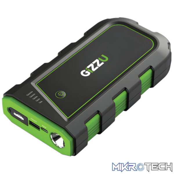 GIZZU 2000A Jump Starter 16400mAh - Black - Image 2