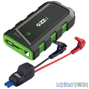 GIZZU 2000A Jump Starter 16000mAh - Black