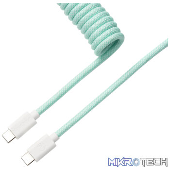 Keychron Coiled Aviator Cable - Mint/Straight