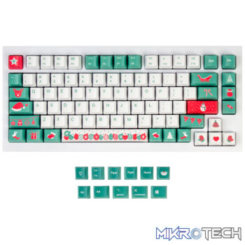 Keychron Dye-Sub PBT Full Keycap Set - Christmas Tree